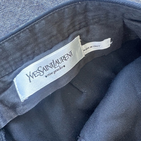 Yves Saint Laurent FW 2001 Tom Ford Black Lace Up wool Pants Runway Italy YSL - Picture 4 of 9